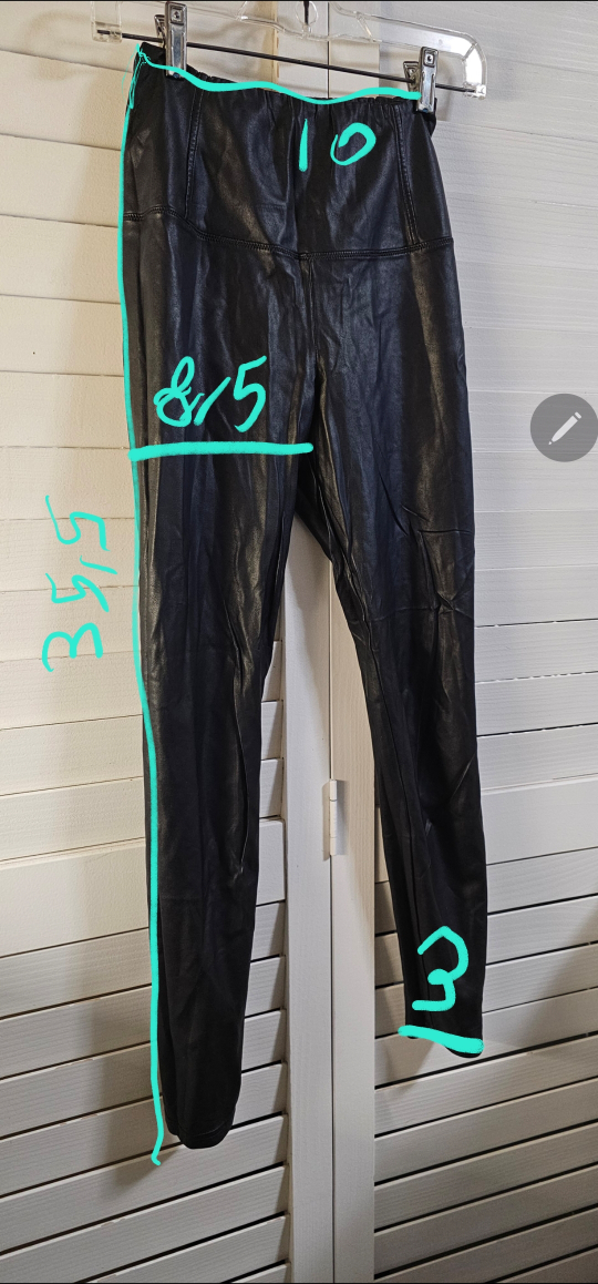 Wilfred Free Black  Leather Leggings - Size XS - photo 4
