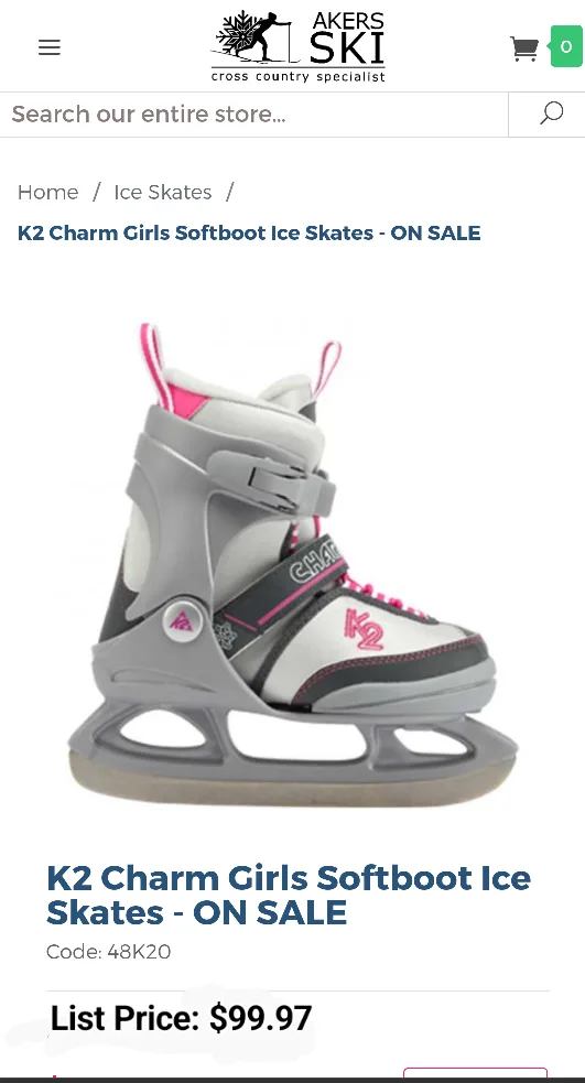 Girl's Adjustable Sizes Ice Skates image indicator(6)