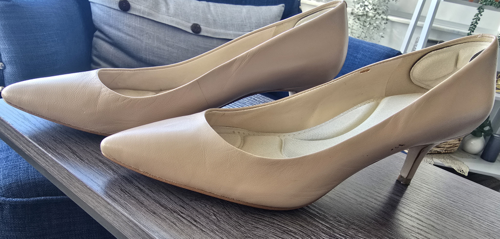 Lightly Used Nude-Colored Women's Heels - photo 3