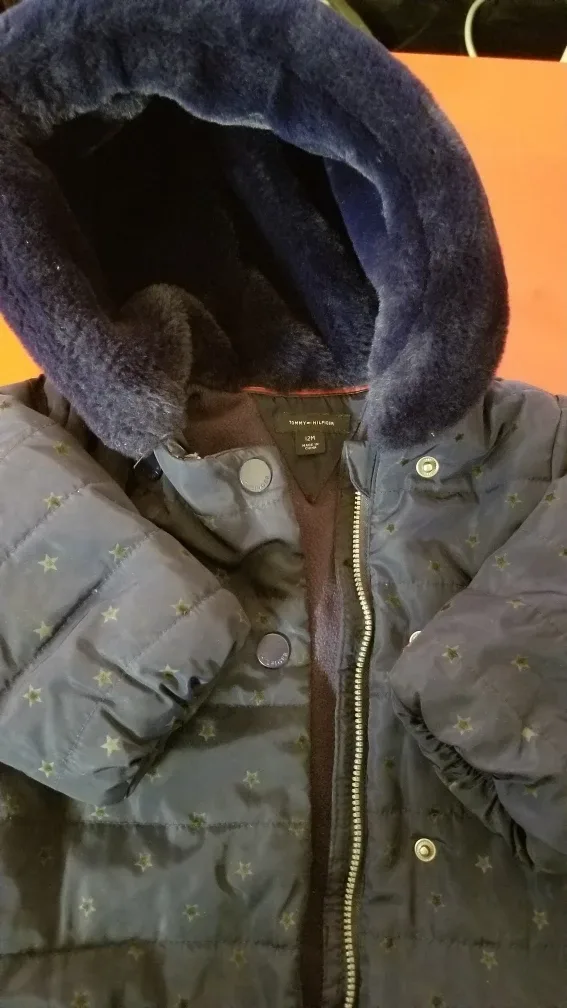 Baby Tommy Hilfiger Puffer Jacket - Size 12M image indicator(4)