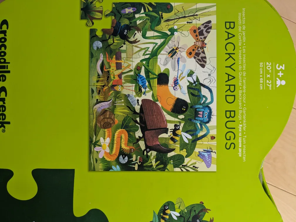 Crocodile Creek Backyard Bugs 36-Piece Floor Puzzle image indicator(2)