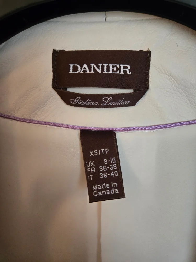 Danier Leather Jacket and Skirt Suit - White image indicator(5)