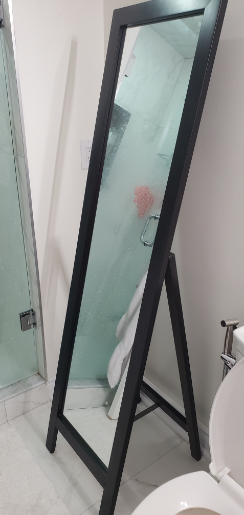Full Length Black Freestanding Mirror - photo 4