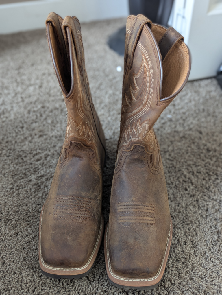 Ariat Workhog Wide Square Toe Cowboy Boots