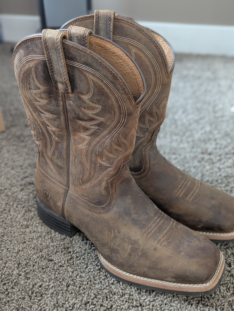 Ariat Workhog Wide Square Toe Cowboy Boots - photo 2