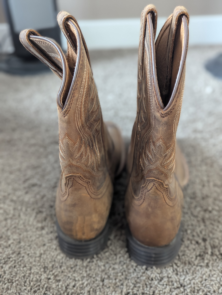 Ariat Workhog Wide Square Toe Cowboy Boots - photo 3