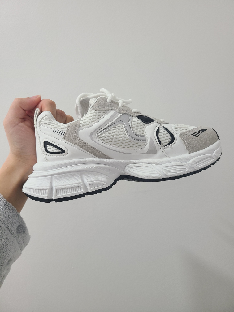 brand new White & Grey Running Shoes - photo 2