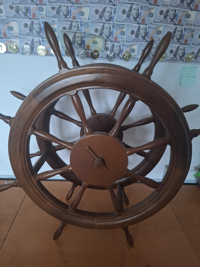 Wooden Ship Wheel