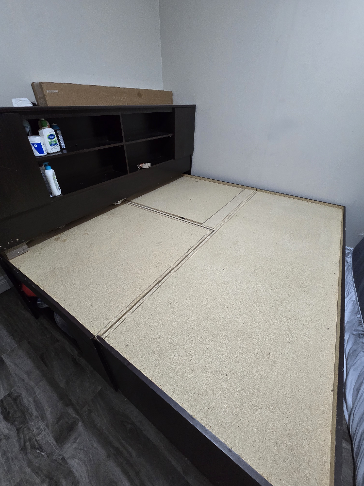 King Size Bed Frame with Headboard
