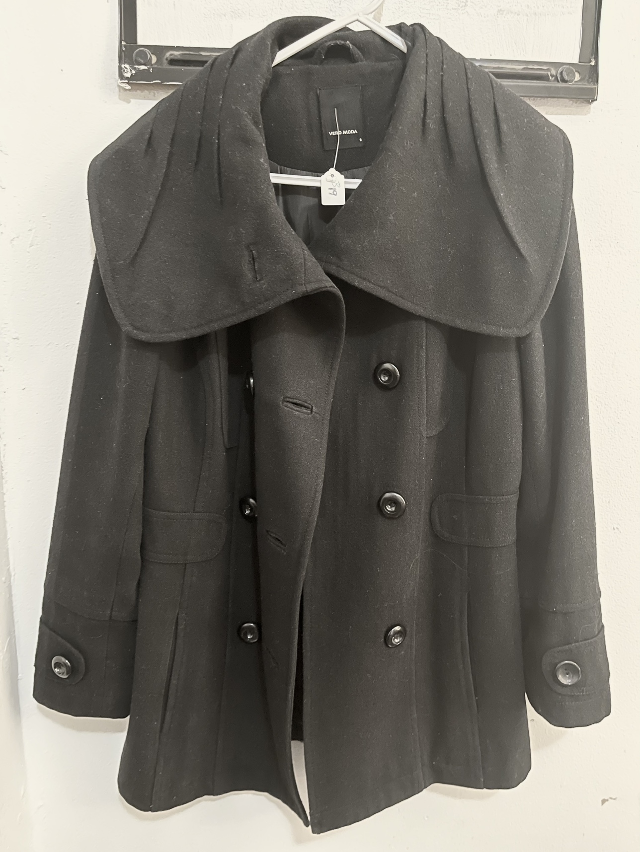 Vero Moda Black Peacoat