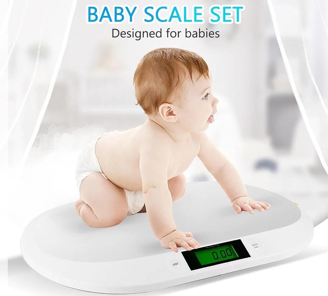 3-in-1 Digital Baby, Pet & Food Scale with LCD & Hold image indicator(4)