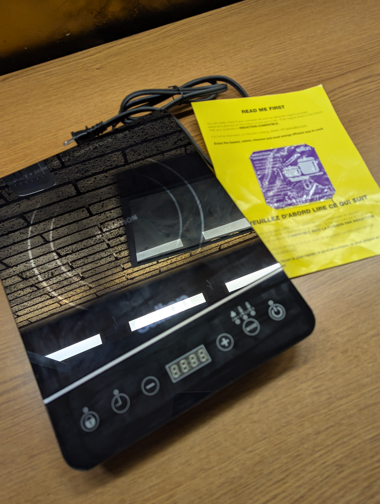 Salton Portable Induction Electric Single Stovetop