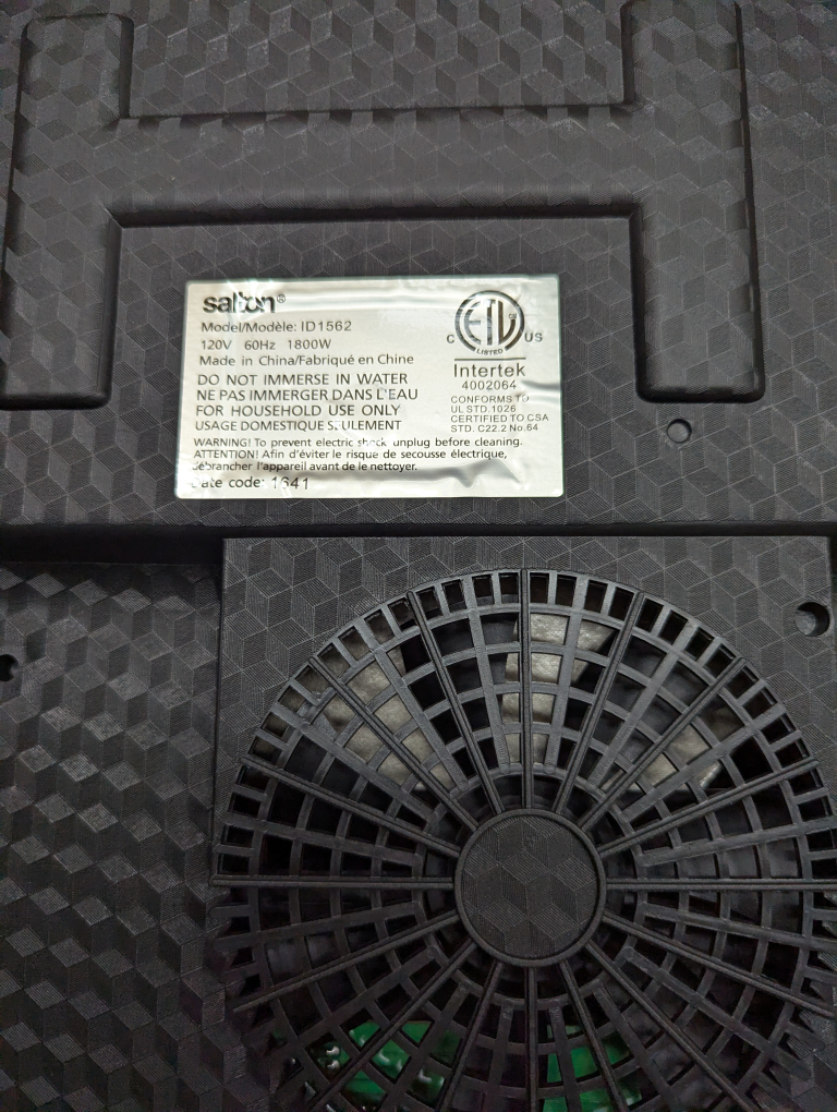 Salton Portable Induction Electric Single Stovetop - photo 2