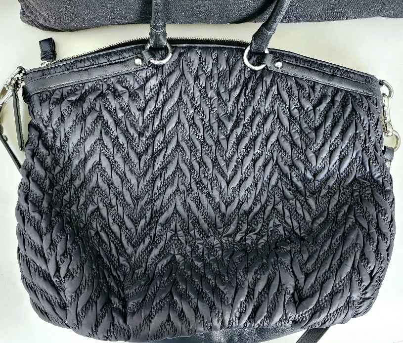 Coach Black Quilted Handbag - photo 2