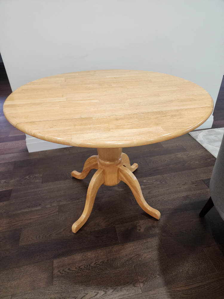 Round Wooden Folding Table
