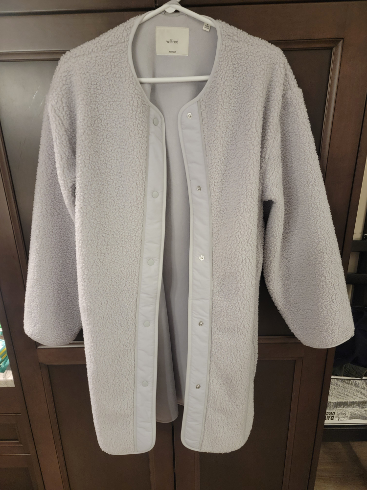Wilfred, Sherpa Long Liner, Chrome, Grey - photo 2