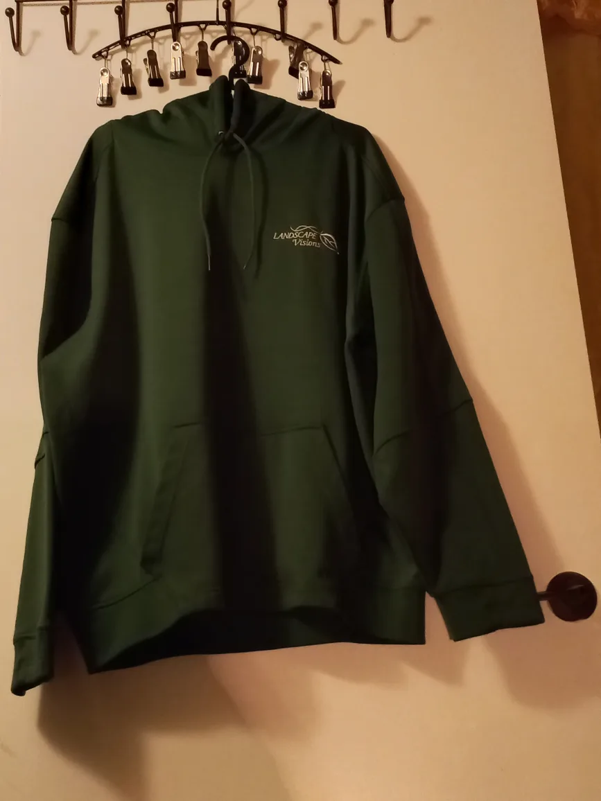 Men's dark green Landscape Visions hoodie thumbnail