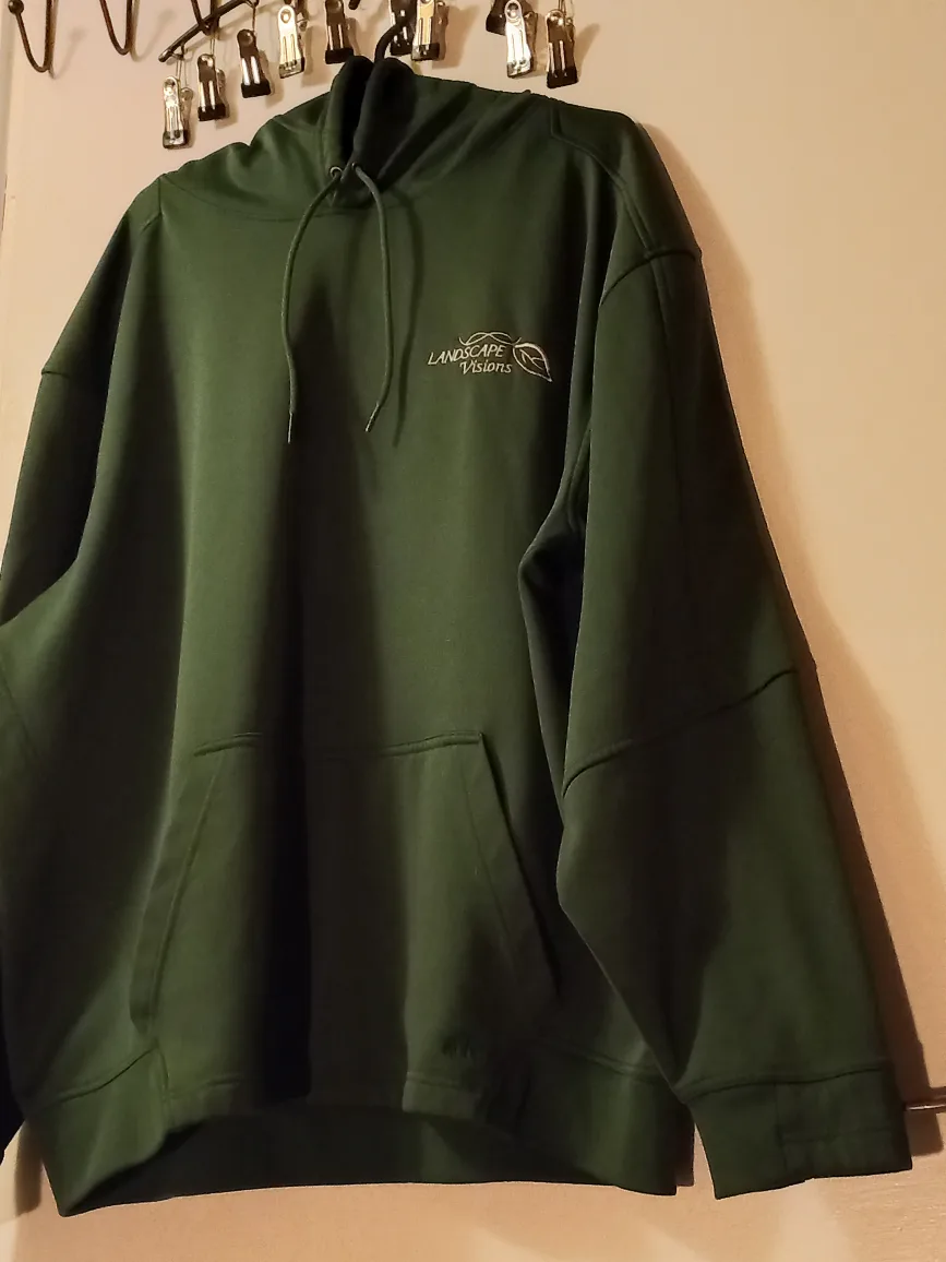 Men's dark green Landscape Visions hoodie image indicator(2)
