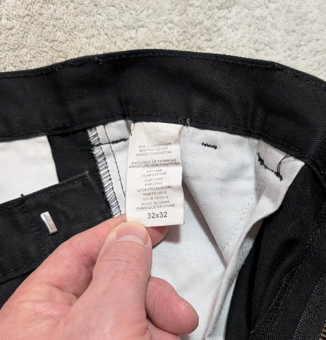 Dickies Men's Black Work Pants - Size 32x32 image indicator(4)