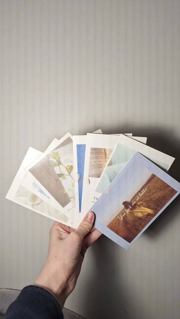 30 korean style postcard assorted image indicator(2)