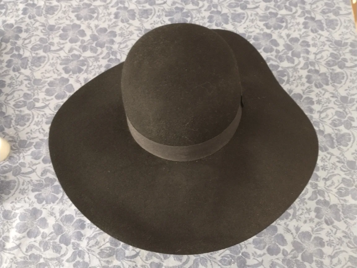 Large black floppy hat image indicator(4)