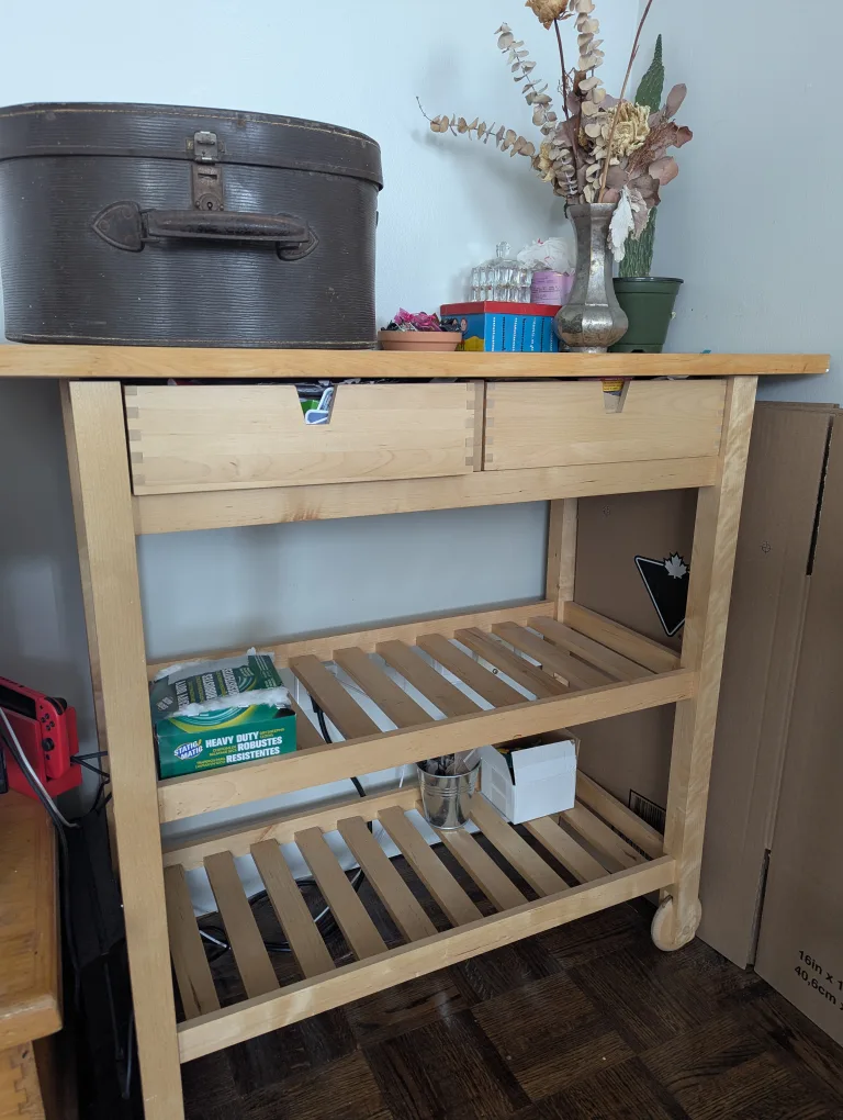Wooden Kitchen Cart thumbnail
