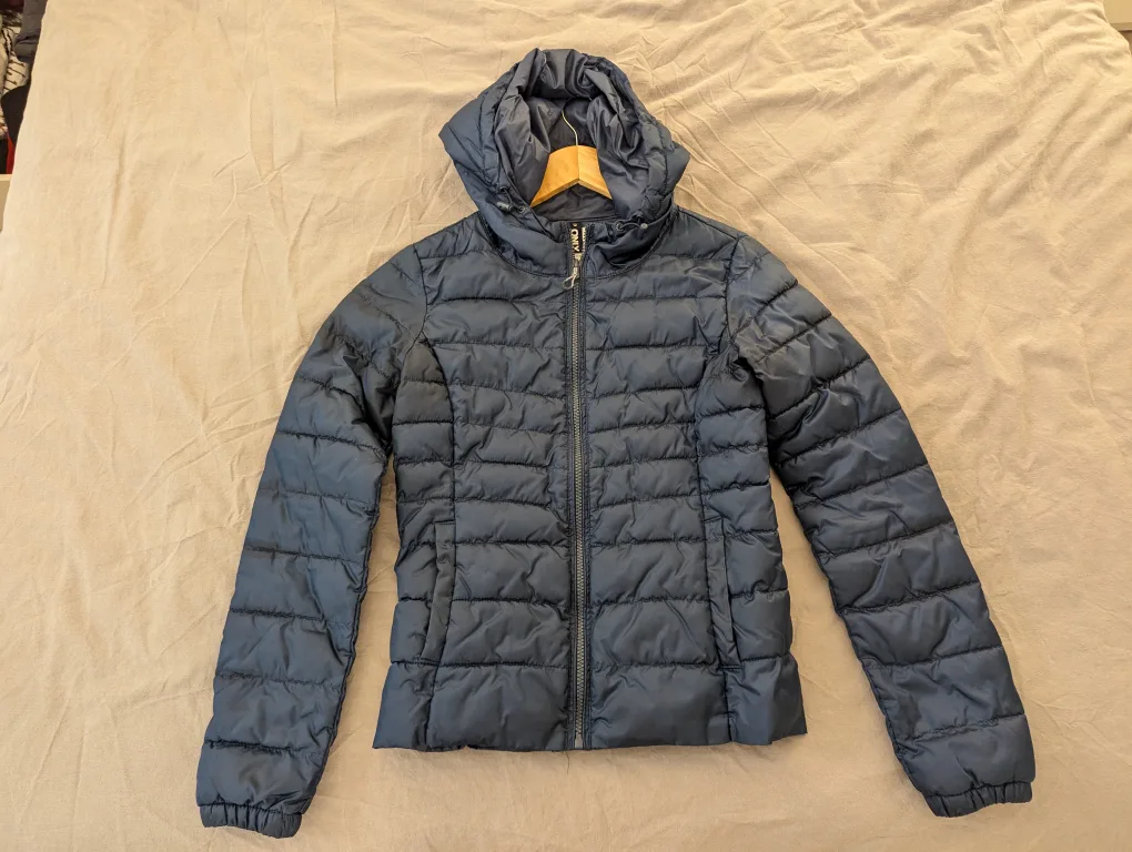 ONLY Women's Hooded Puffer Jacket - Size XS thumbnail