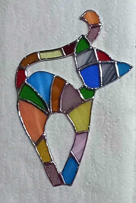Stained Glass Cat Suncatcher image indicator(2)