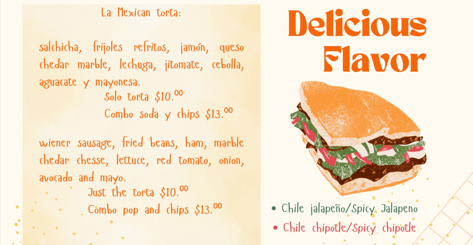 Tortas in the Bridge Menu - photo 3