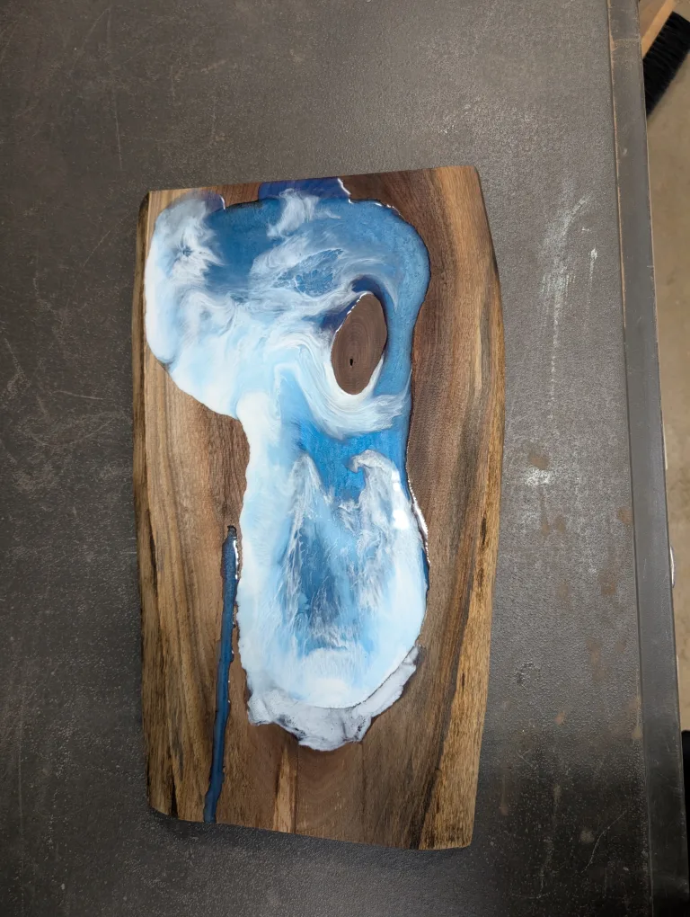 Unique Resin River Tabletop image indicator(4)