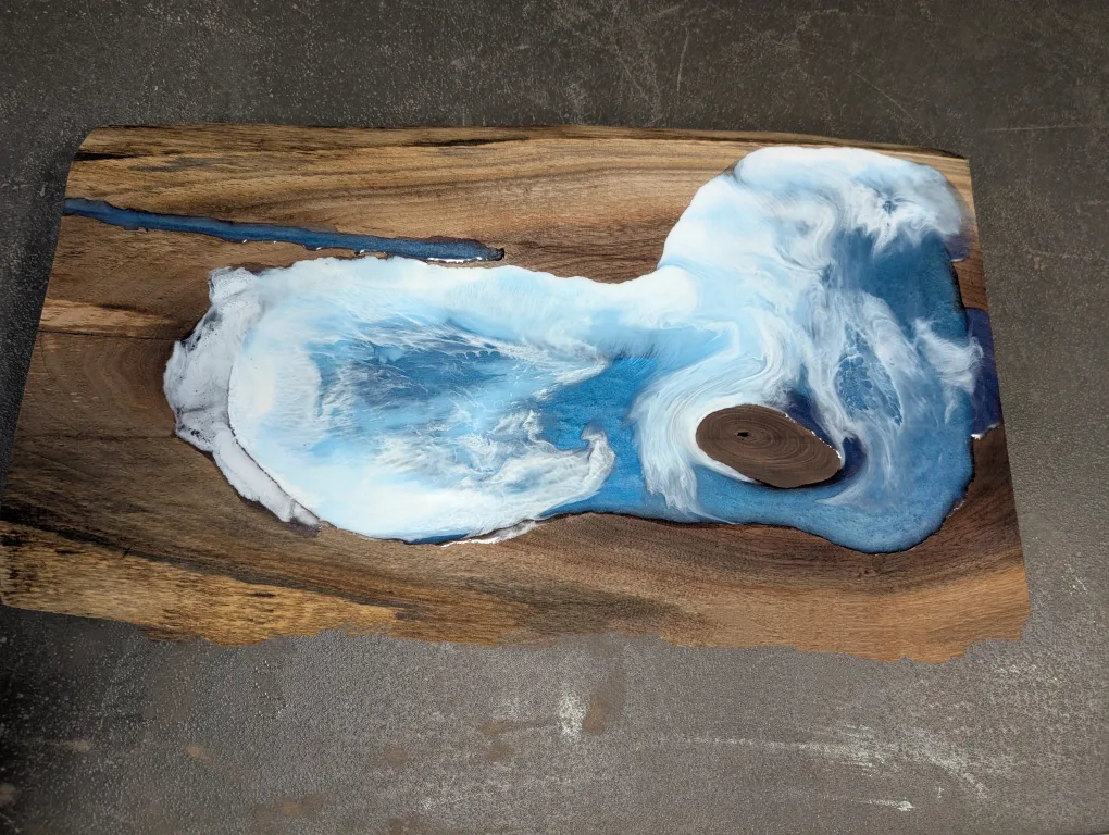 Unique Resin River Tabletop image indicator(5)