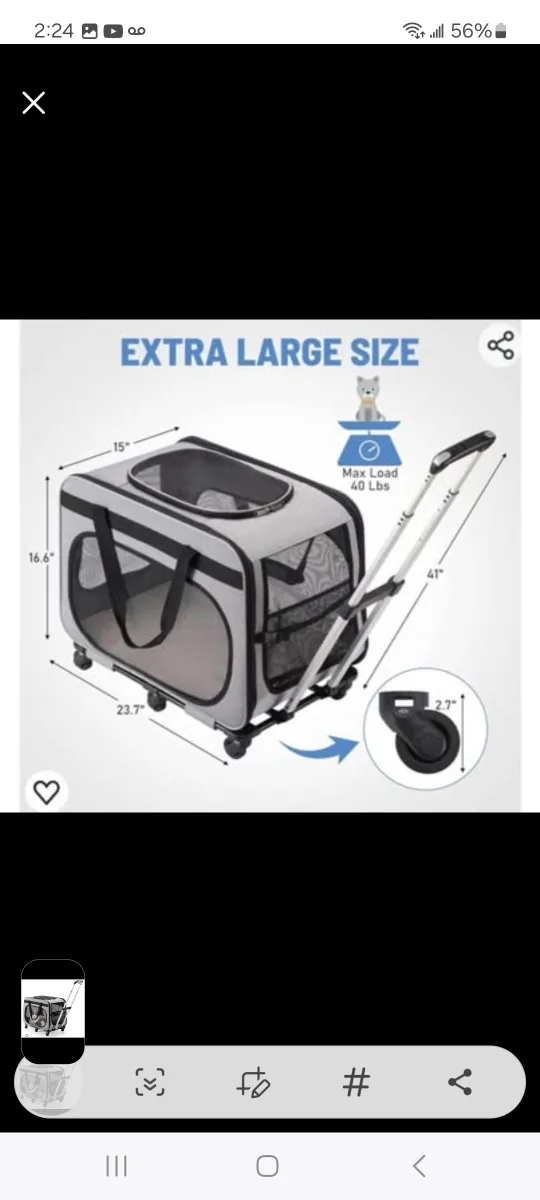 Extra large pet carrier #522 image indicator(2)