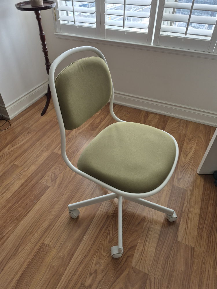 IKEA ÖRFJÄLL Swivel Chair - Olive Green