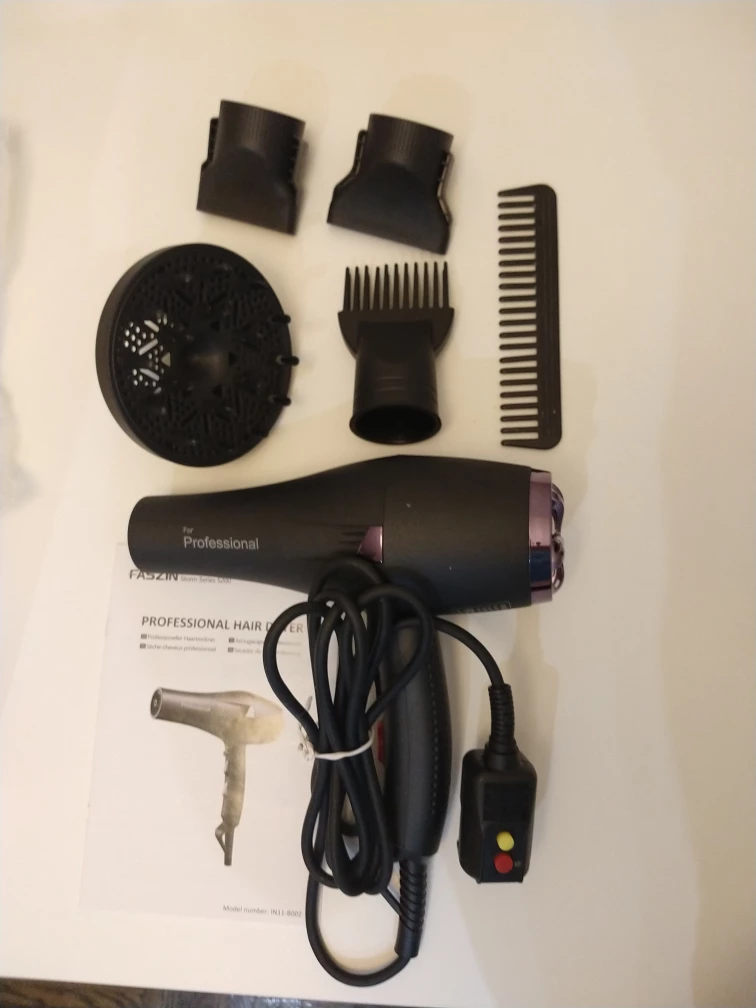 Faszín Strom S200 Professional Hair Dryer with Attachments - photo 2