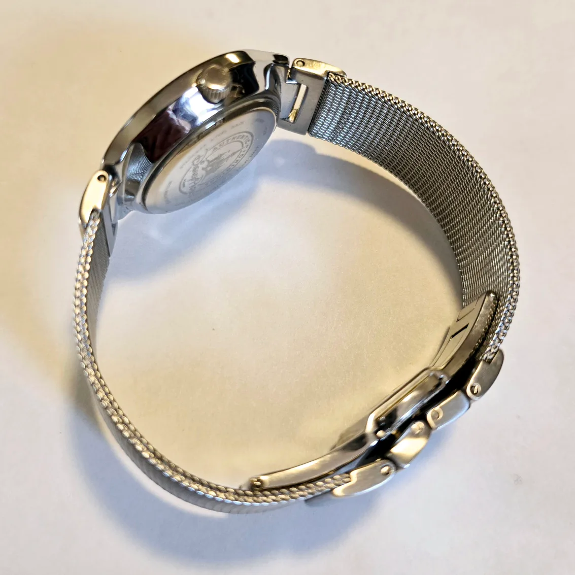 Disney Parks Exclusive Metallic Silver Mickey Watch image indicator(2)