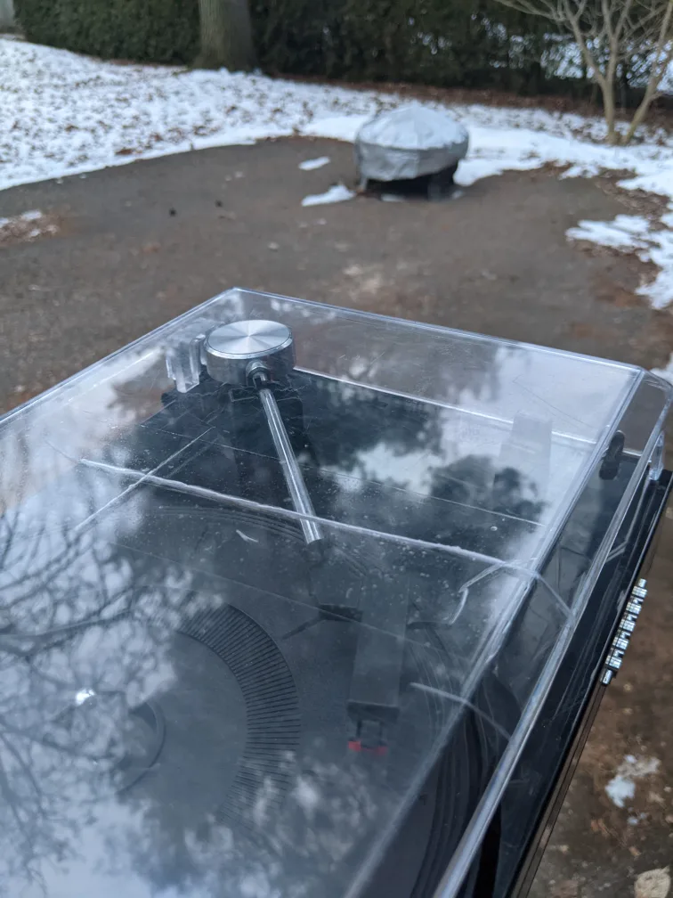 Portable Record Player with USB and Line Out image indicator(5)