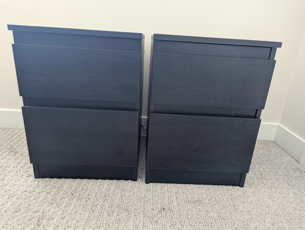 IKEA Nightstands (2) - Black