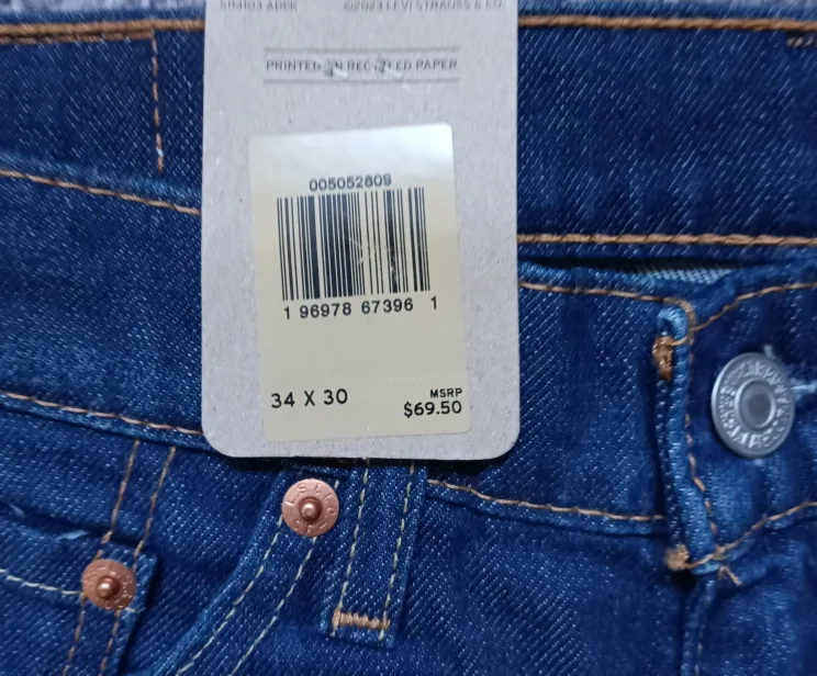 Men's Levi's 505 Regular Fit Jeans (Brand New) image indicator(2)