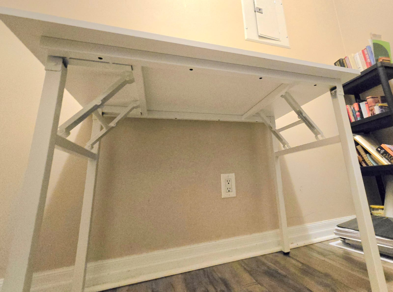 White Folding Table for Home office/ Study - photo 5