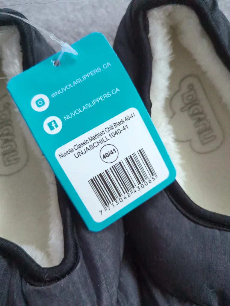 Nuvola Classic Marbled Chill Slippers - Black Size 40/41 image indicator(2)