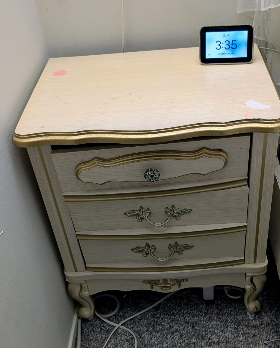 Vintage Two-Drawer Nightstand