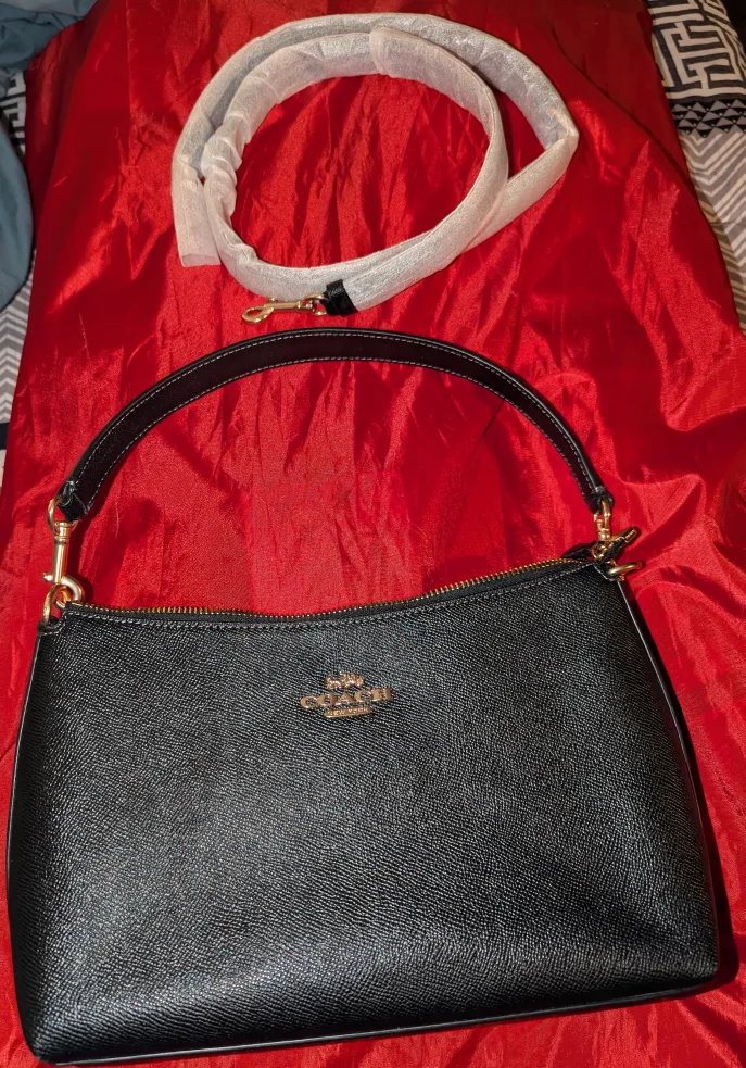 Coach Black Leather Purse