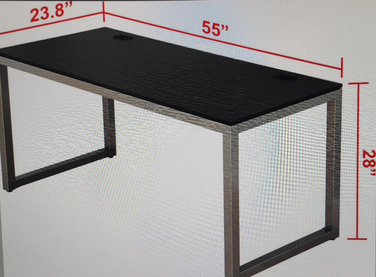 SHW Commercial-Grade Computer Desk 55-Inch - photo 3