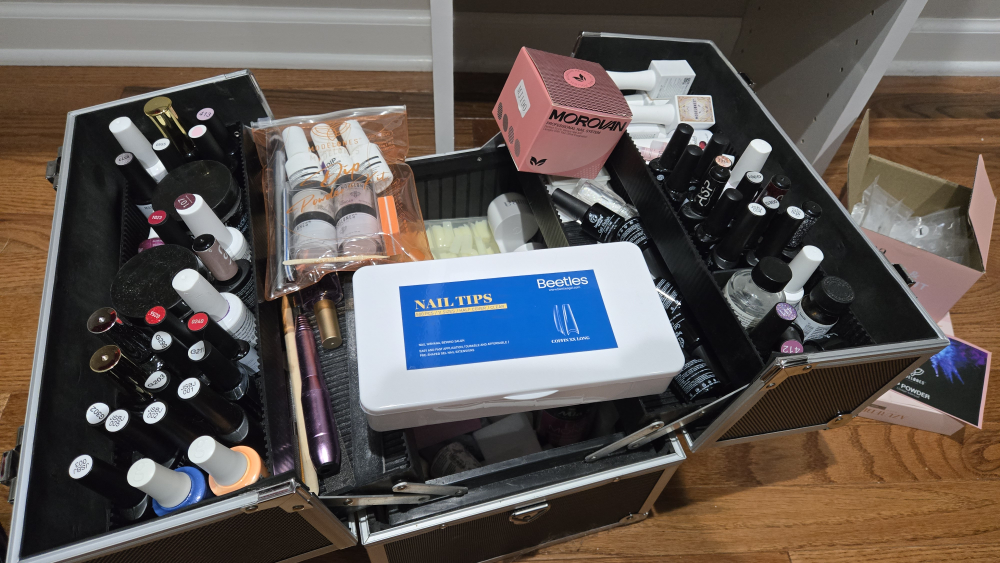 Nail Salon Starter Kit - Gel Polish, Dip Powder, Tips & More! - photo 3
