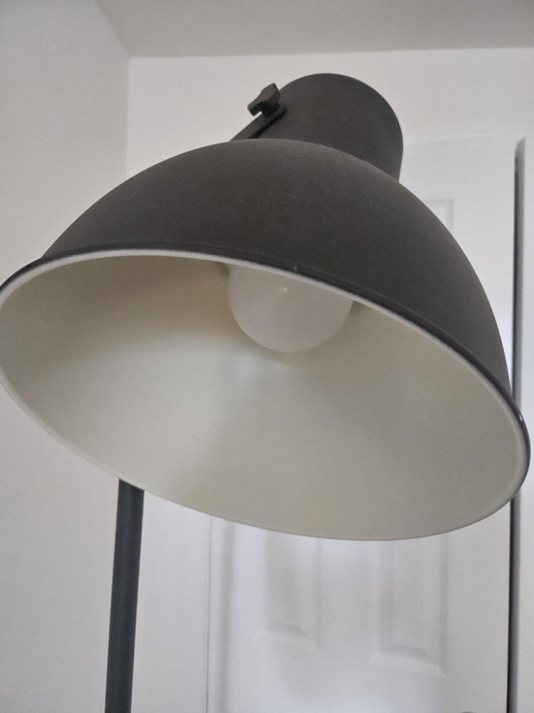 dark grey hektar floor lamp ikea - photo 2