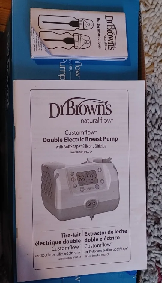 Dr Brown's Customflow Double Electric Breast Pump with Bottles image indicator(5)