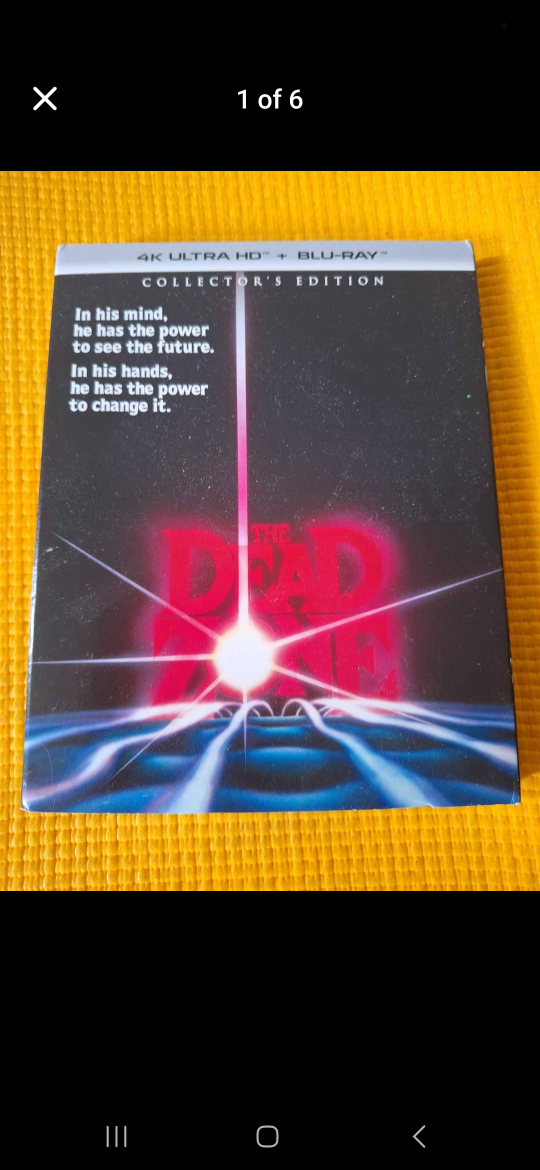 The Dead Zone 4K Ultra HD + Blu-ray Collector's Edition New