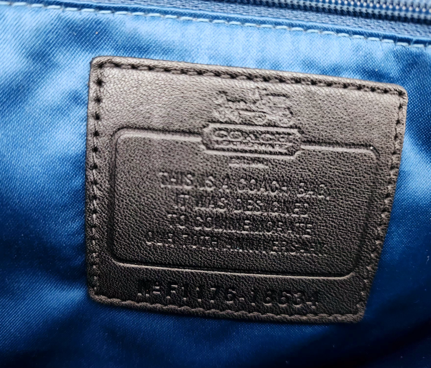 Coach Black Quilted Handbag - photo 4