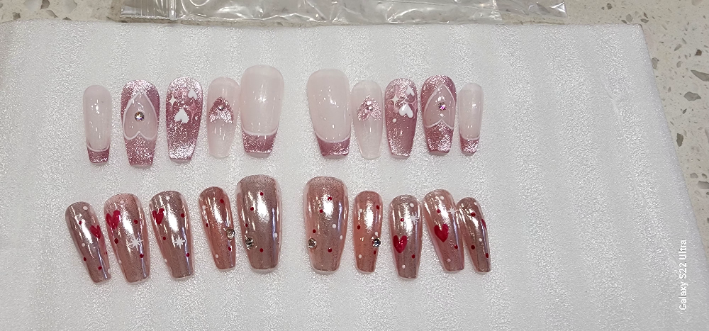 20pcs Valentine's Day Press On Nails