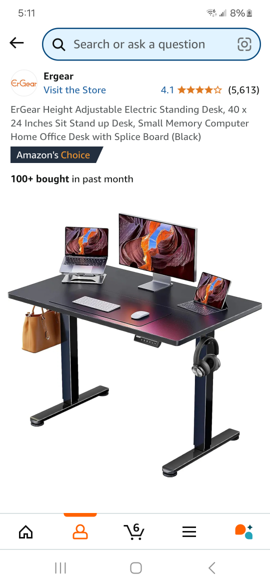 ErGear Electric Standing Desk